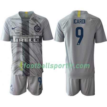 Tenue Inter Milan ICARDI 9 Enfant Troisieme 2018-2019 Maillot de Foot